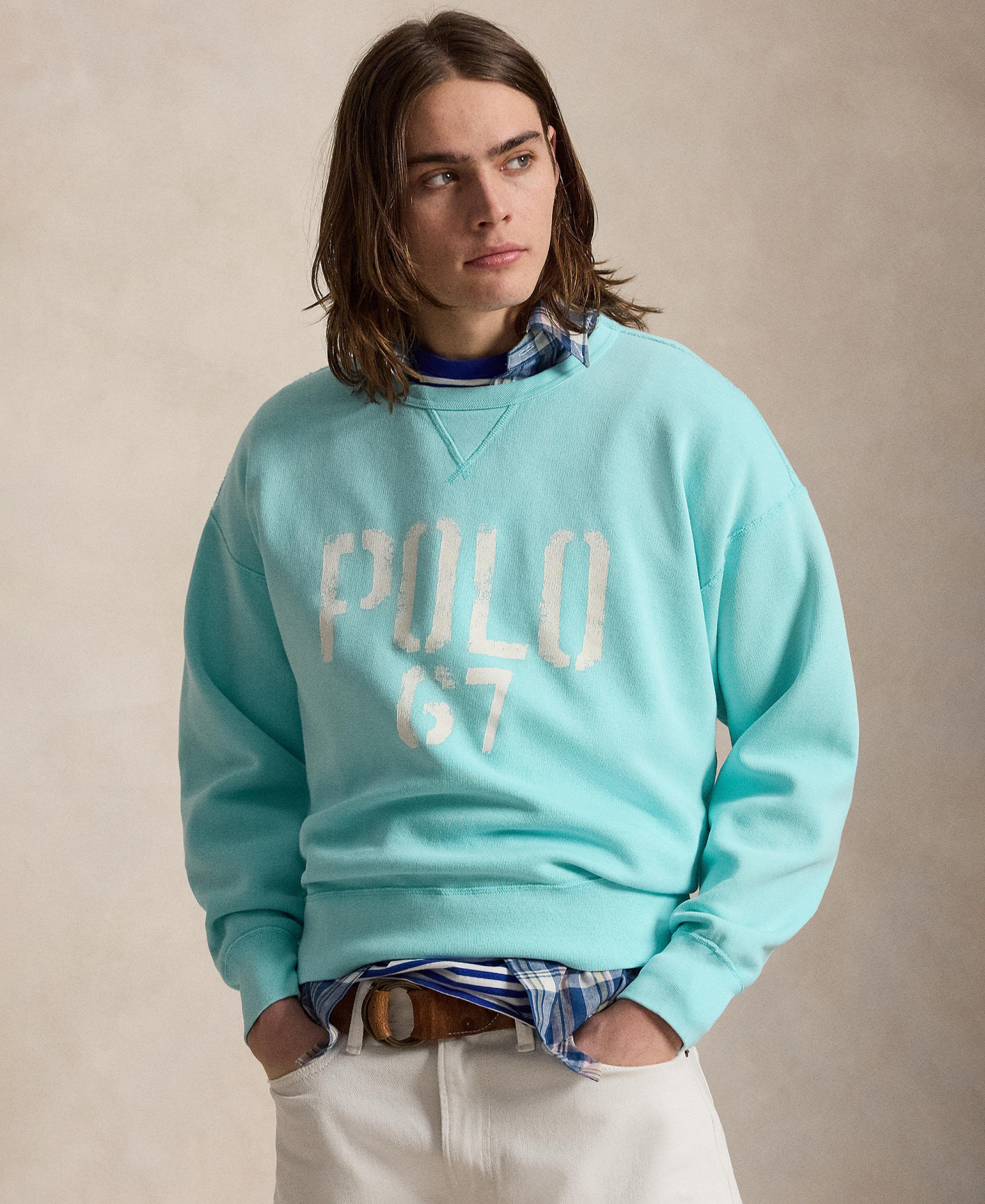 Polo Ralph Lauren Men's Crewneck Sweatshirt - Soft Aqua