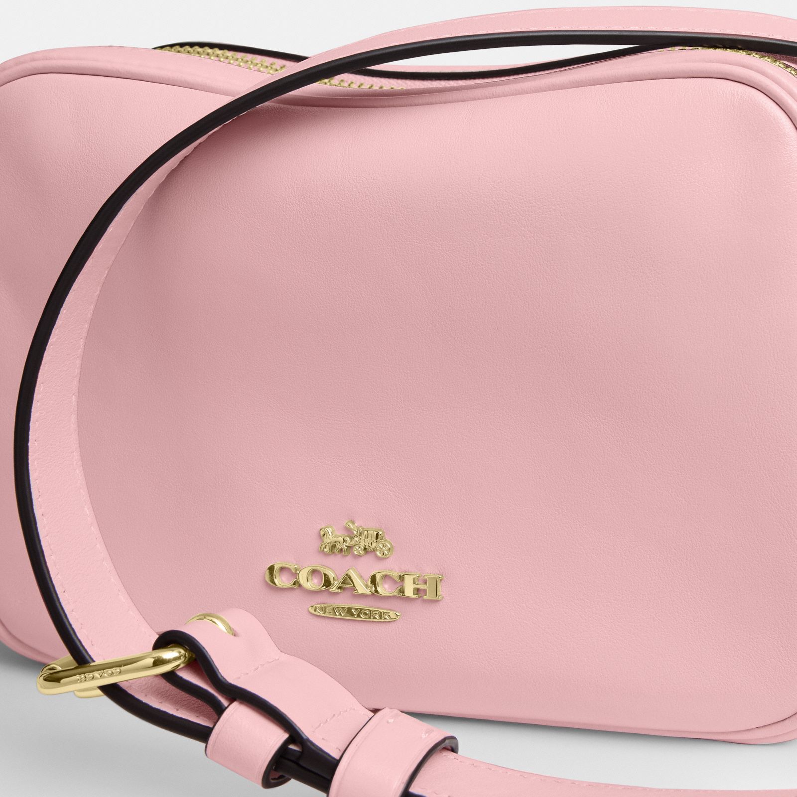 Mini Carey Crossbody Bag - Gold/Soft Pink - view 9