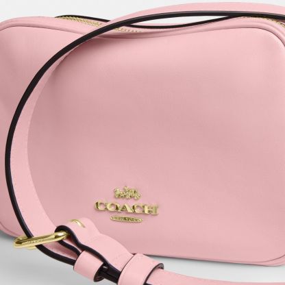 Mini Carey Crossbody Bag - Gold/Soft Pink - view 9