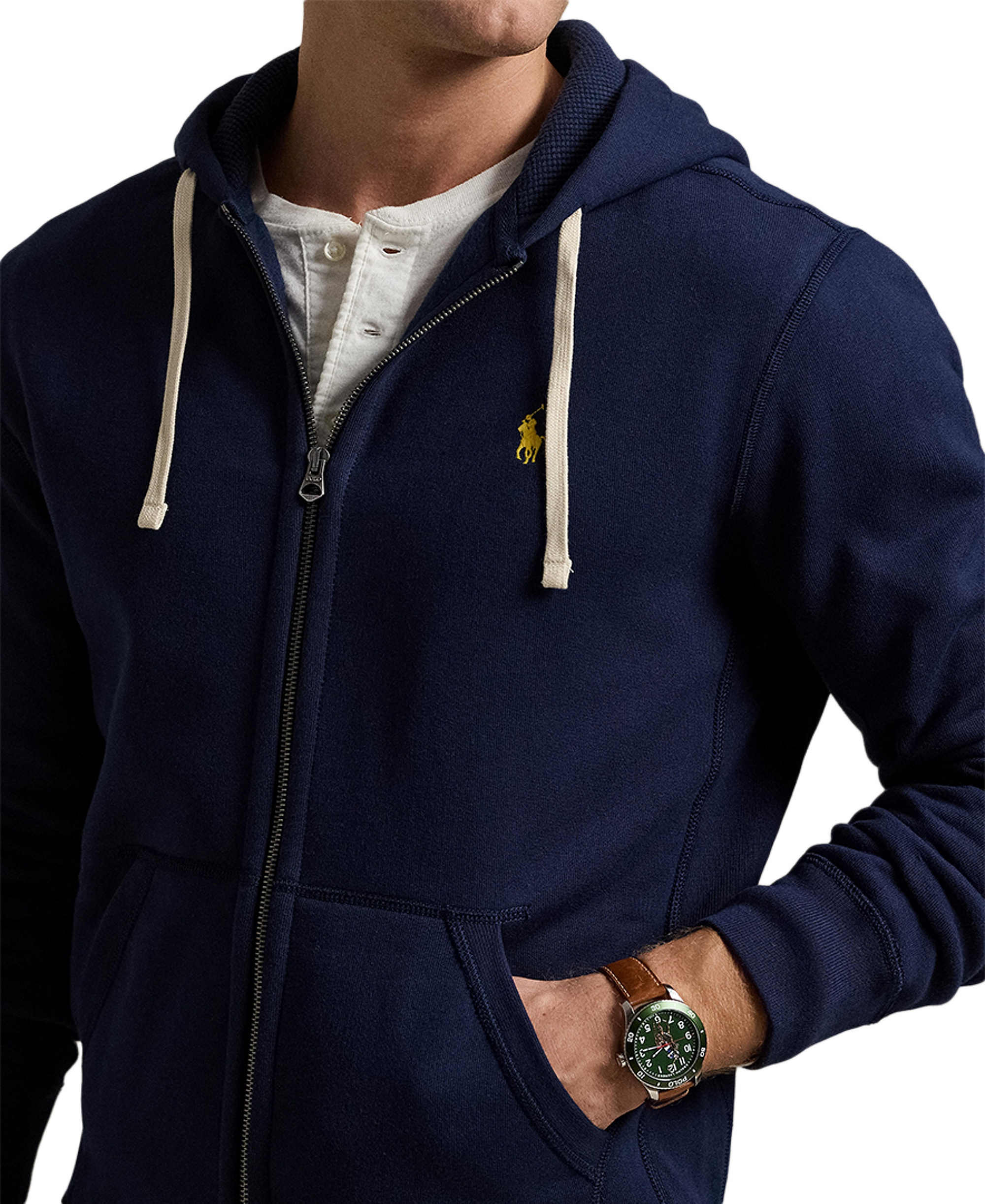 Polo Ralph Lauren Men's Signature Fleece Hoodie - Cruise Navy