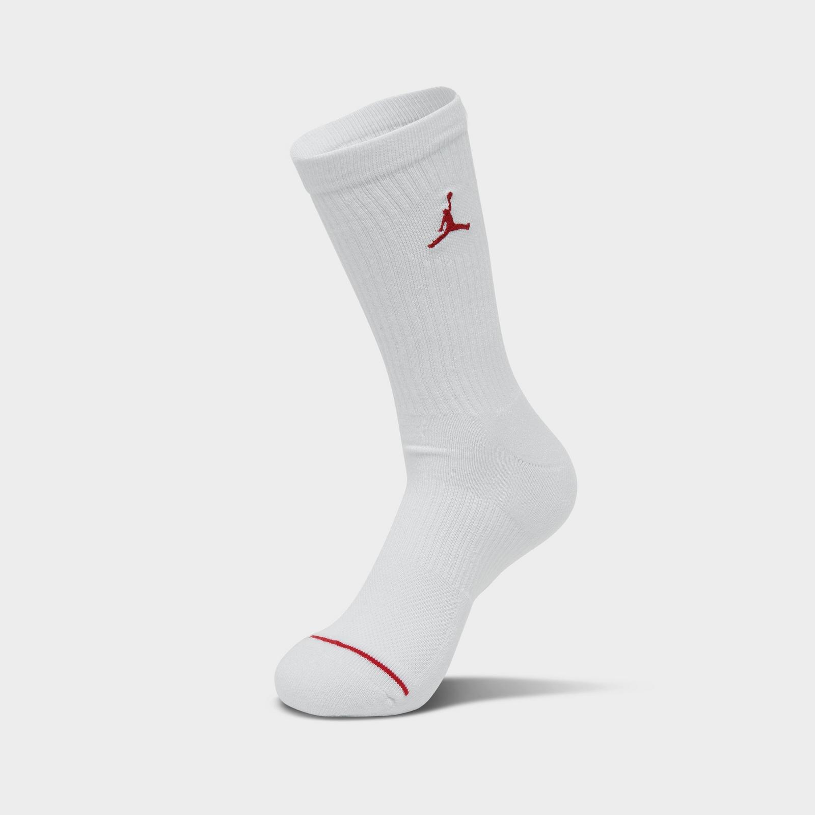 Men's Jordan Everyday Crew Socks (3-Pack) - Red/White/Black - view 3