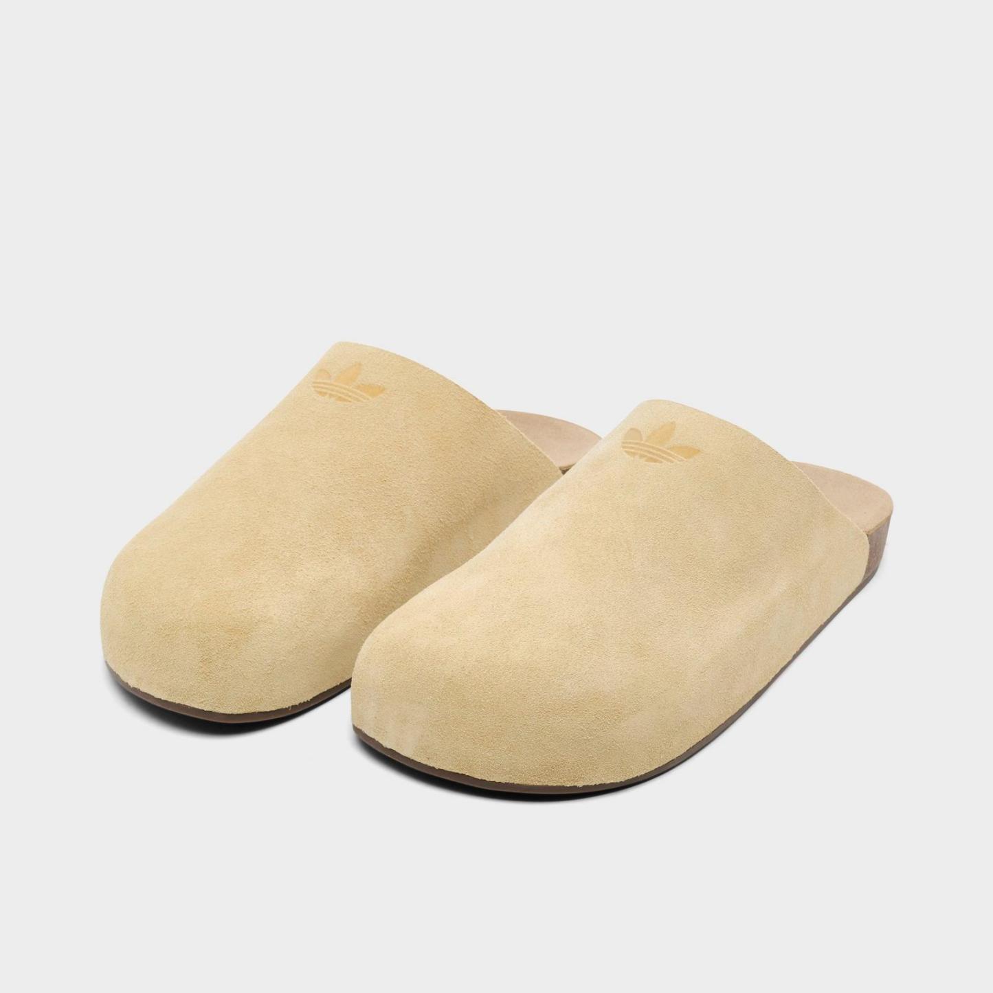 Men's adidas Originals adiMule Slide Sandals - Golden Beige/Golden Beige/Gum - view 2