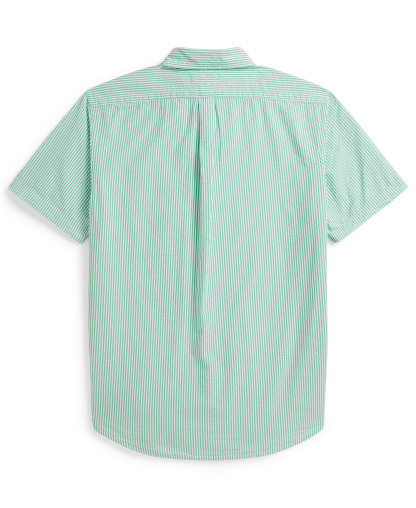 Polo Ralph Lauren Men's RL Prepster Classic-Fit Seersucker Shirt - Green/White