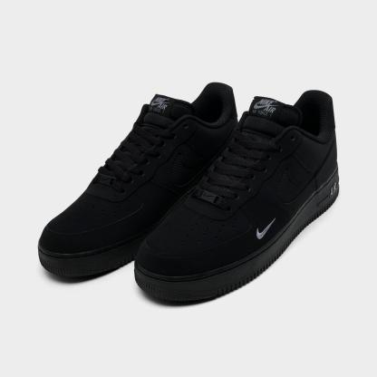 Men's Nike Air Force 1 '07 LV8 Casual Shoes - Black/Cool Grey/Cool Grey