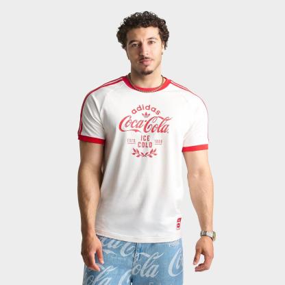 Men's adidas Originals x Coca-Cola Cali T-Shirt - White - view 1