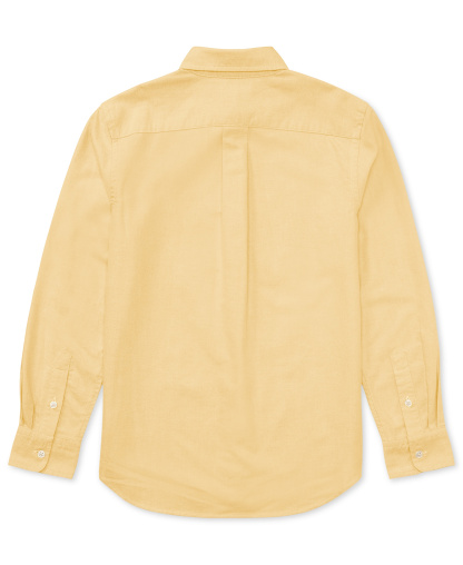 Polo Ralph Lauren 8-20 Boys' Embroidered Pony Logo Cotton Oxford Shirt - Yellow