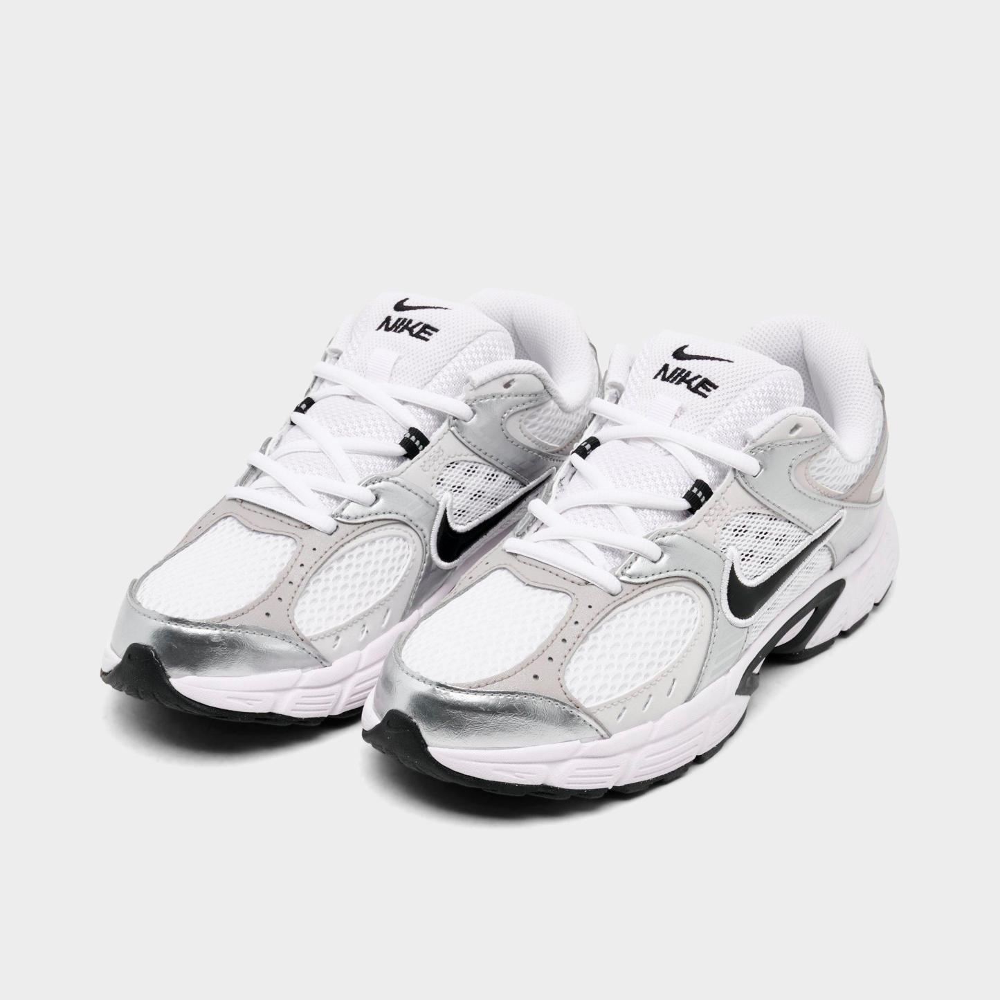 Big Kids' Nithtke V5 RNR Casual Shoes - White/Vast Grey/College Grey/Black - Both shoes facing left
