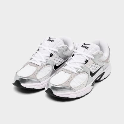 Big Kids' Nithtke V5 RNR Casual Shoes - White/Vast Grey/College Grey/Black - Both shoes facing left