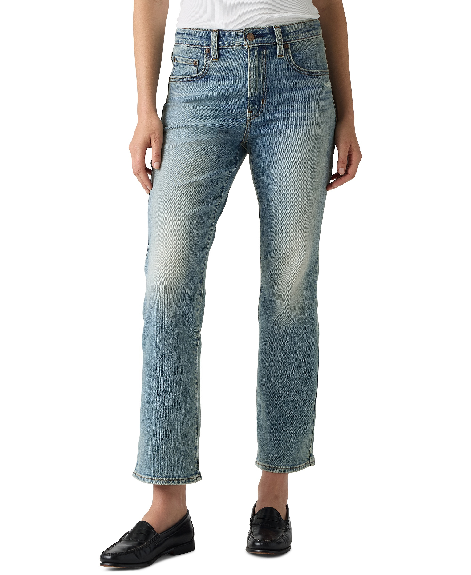 Levi's Women's 725 High-Rise Kick Boot Jeans - Trail Dust
