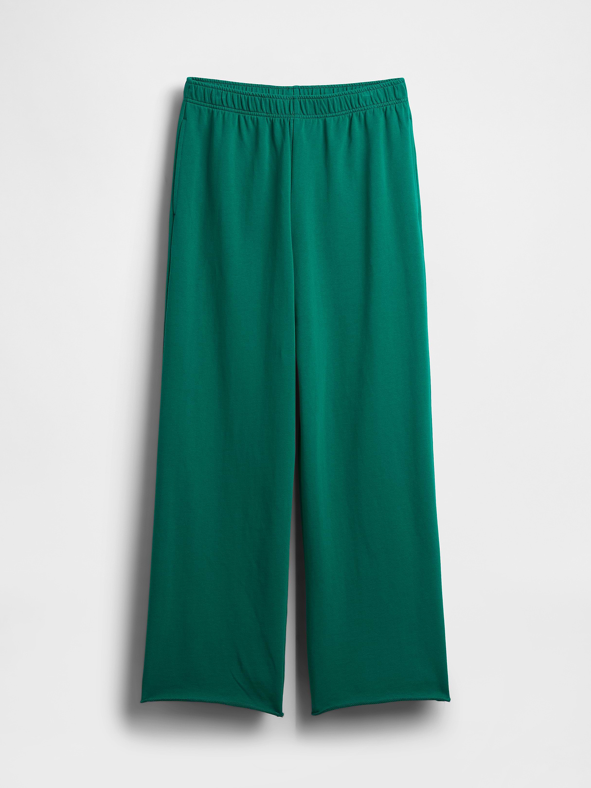 Mid Rise VintageSoft Terry Loose Sweatpants - Baize green