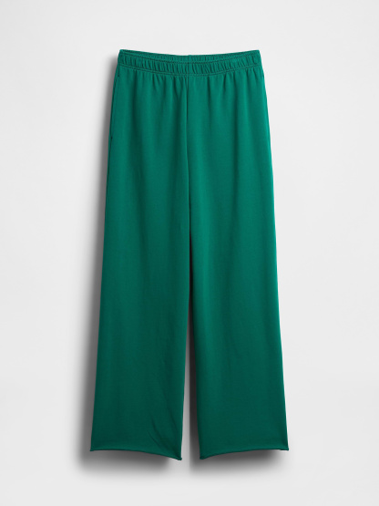 Mid Rise VintageSoft Terry Loose Sweatpants - Baize green