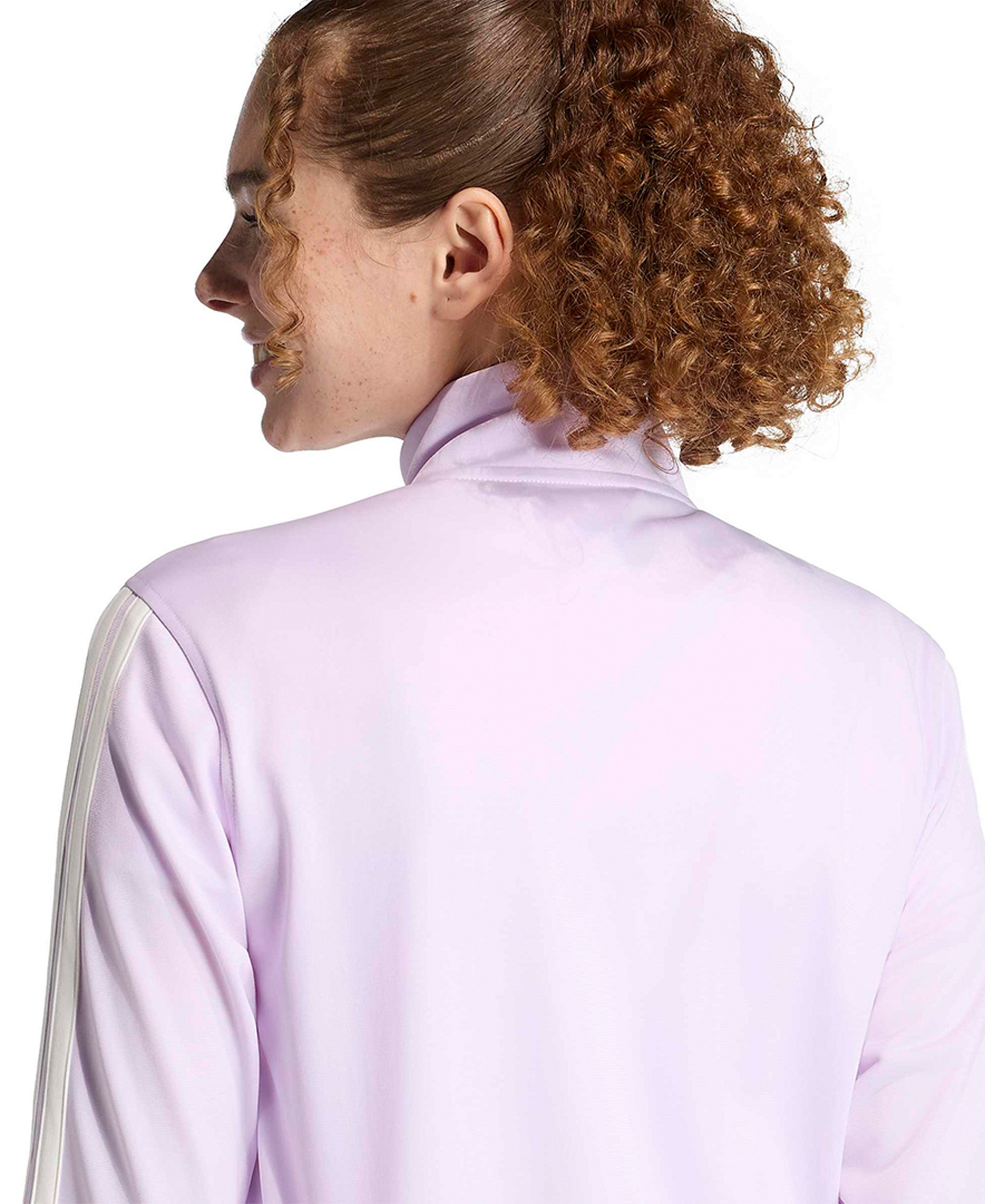 adidas Women's Tricot 3-Stripes Track Jacket - Ice Lavender