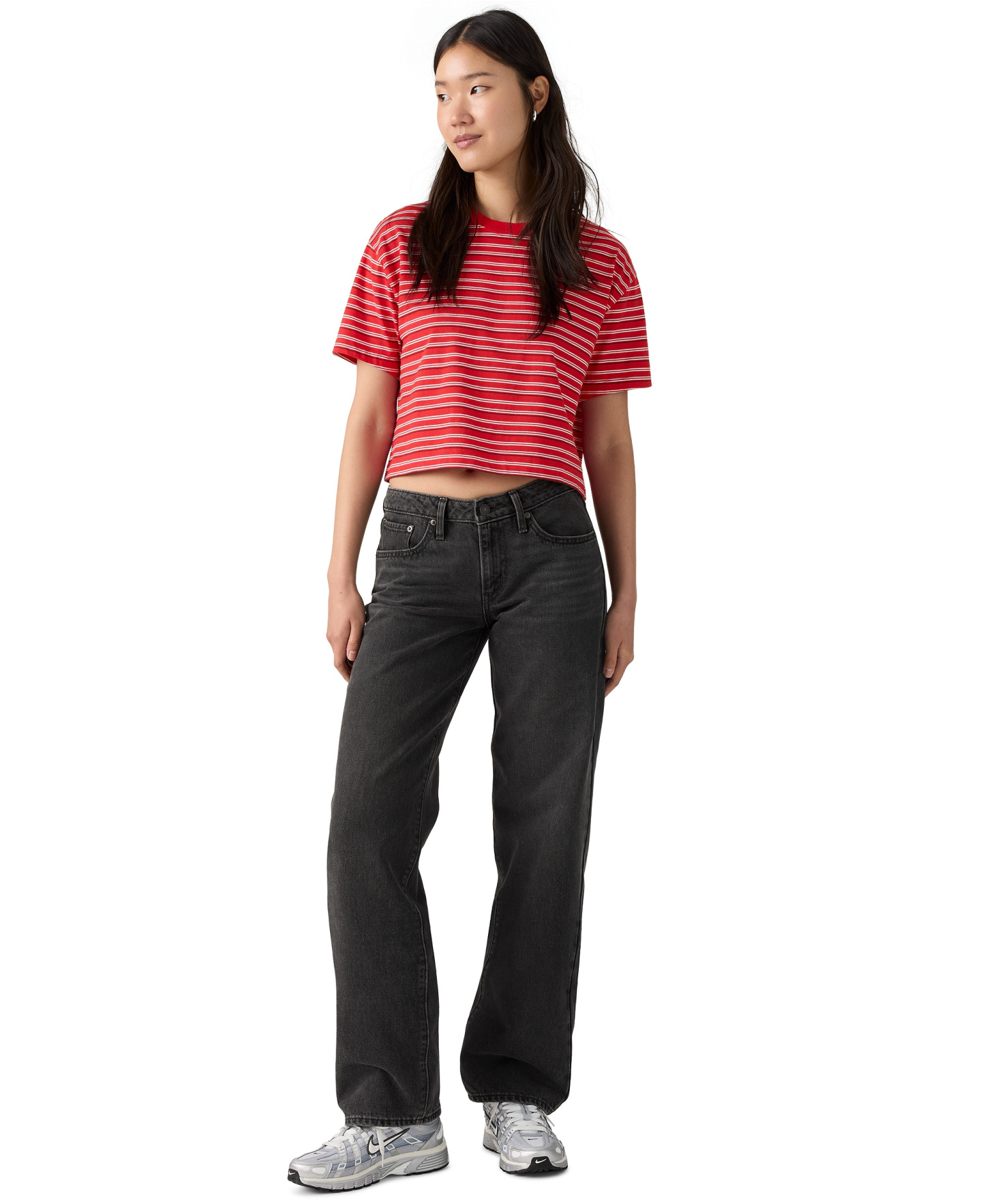 Levi's Women's Superlow Straight Jeans - Mic Dropped