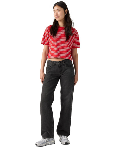 Levi's Women's Superlow Straight Jeans - Mic Dropped