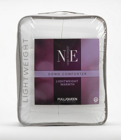 Noble Excellence Lightweight Warmth Down Comforter Duvet Insert - White - view 4