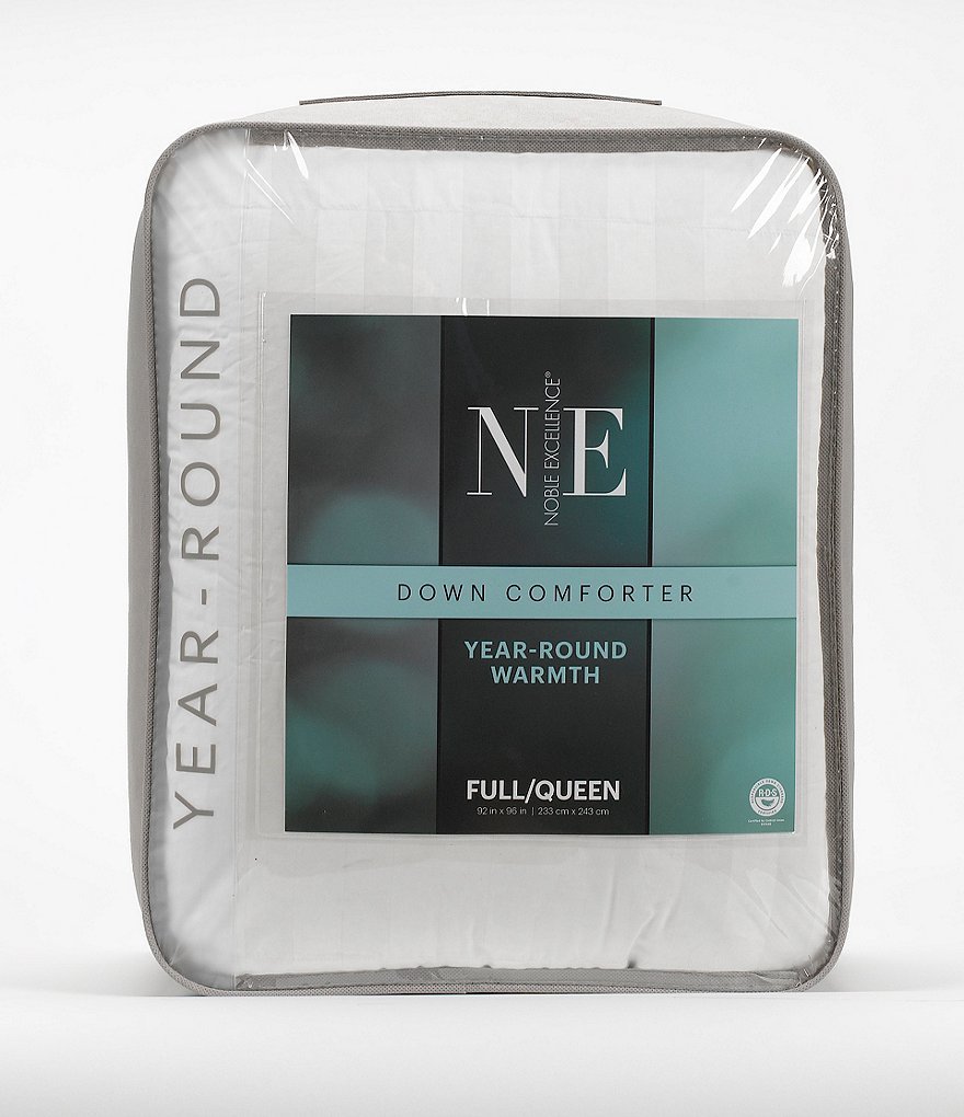 Noble Excellence Year-Round Warmth Down Comforter Duvet Insert - White - view 5