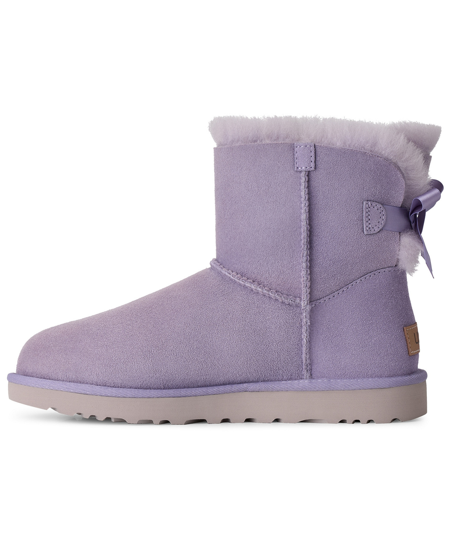UGG® Women's Mini Bailey Bow II Slip-On Booties - Warm Lilac