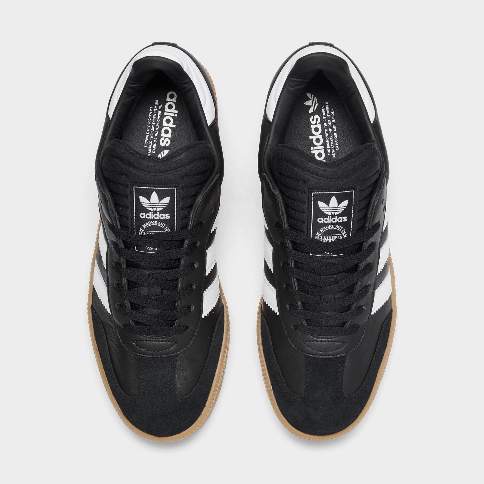 Men's adidas Originals Samba XLG Casual Shoes - Black/White/Gum - view 5
