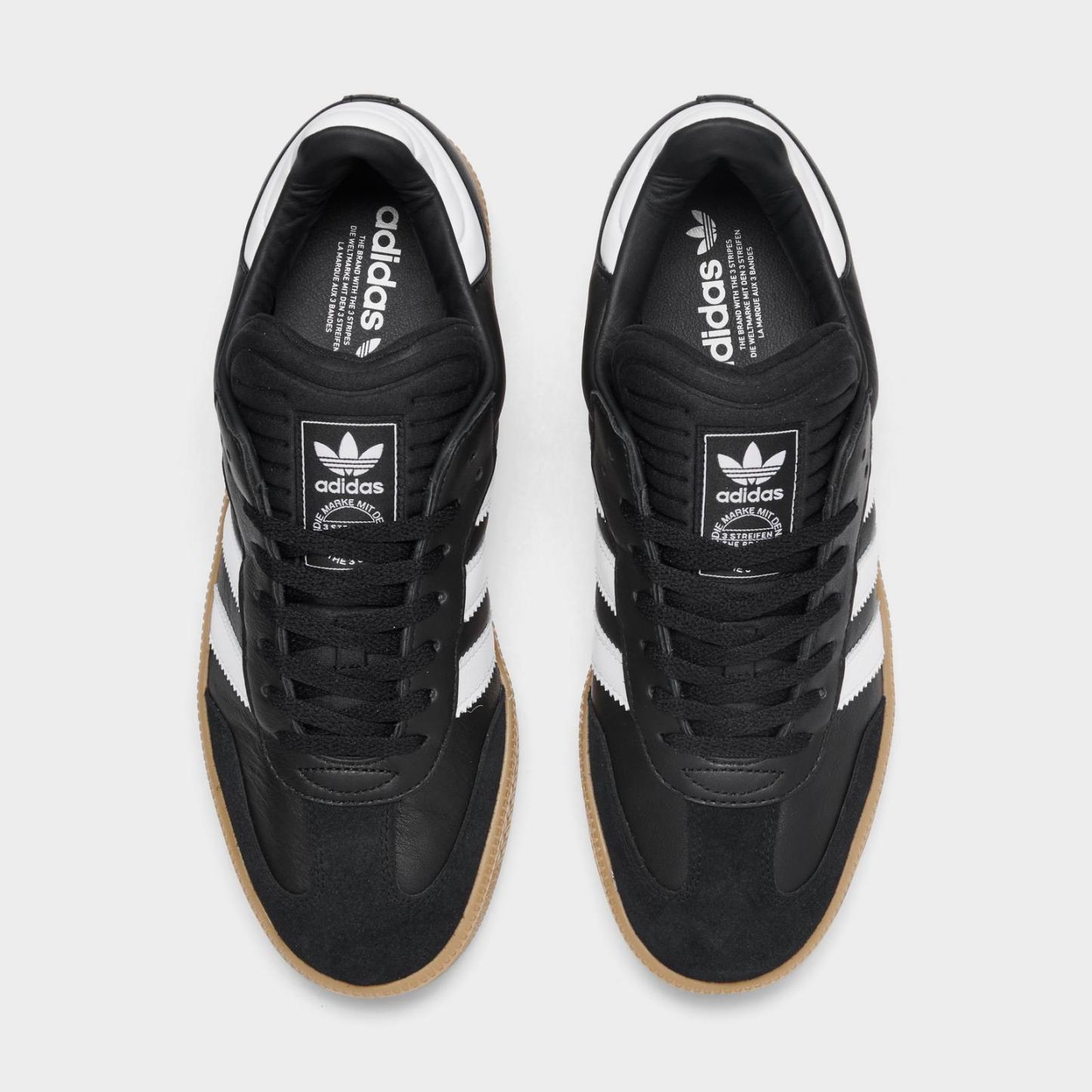 Men's adidas Originals Samba XLG Casual Shoes - Black/White/Gum - view 5