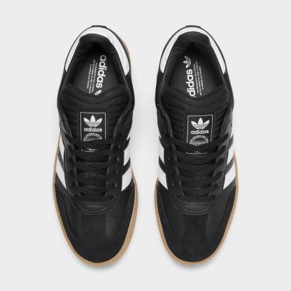 Men's adidas Originals Samba XLG Casual Shoes - Black/White/Gum - view 5
