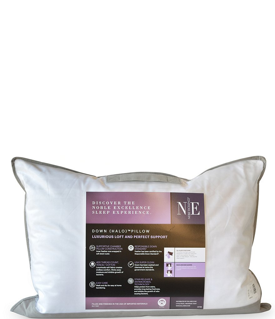 Noble Excellence Down HALO Medium Pillow - White - view 6