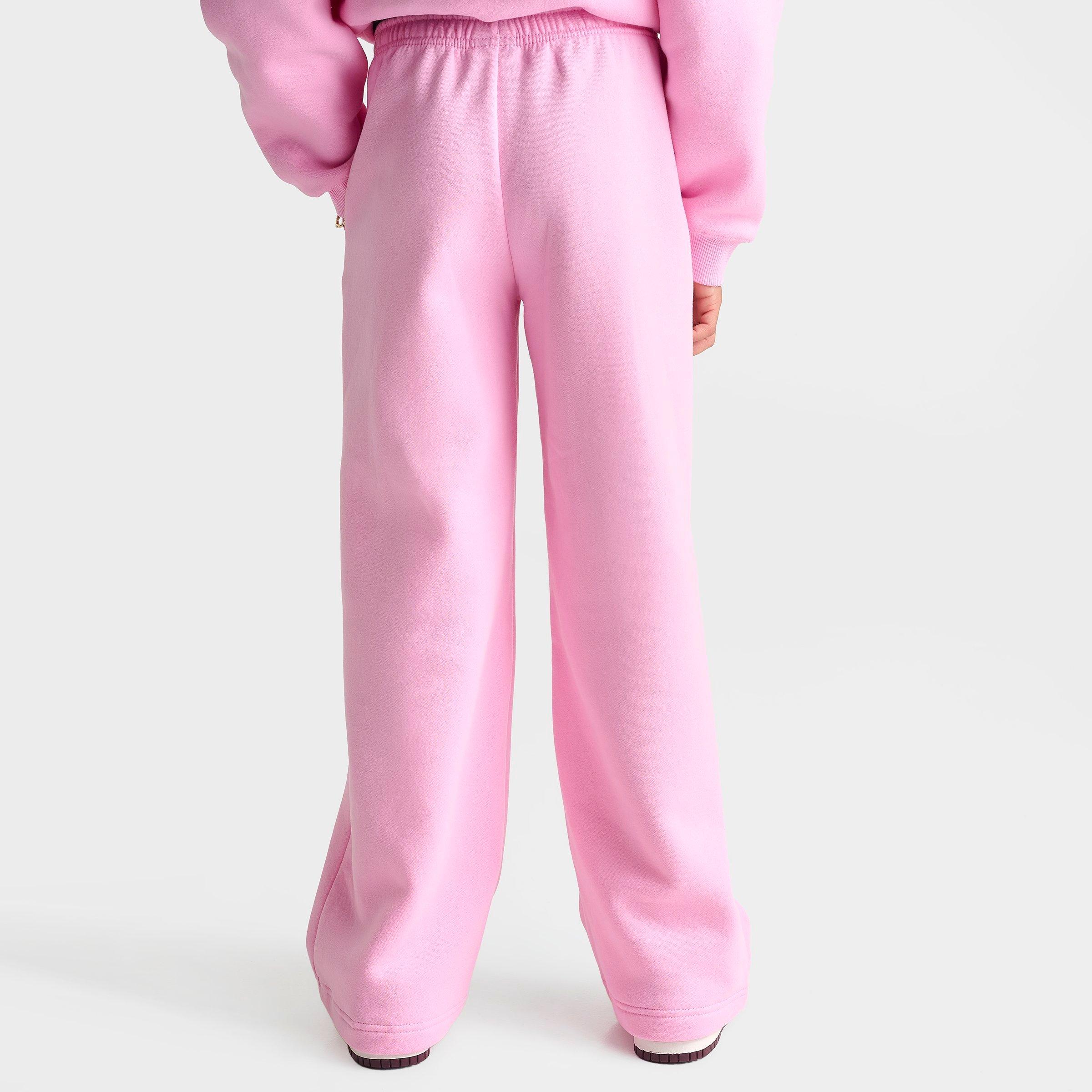Girls' Big Kids' Nithtke Sportswear Studio Fleece Open Hem Sweatpants - Pink Rise