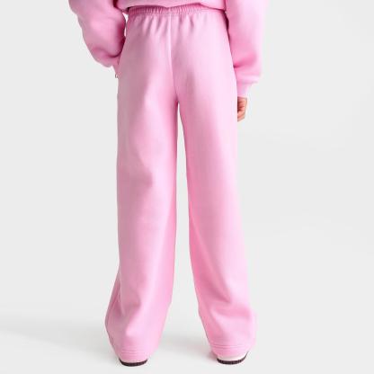 Girls' Big Kids' Nithtke Sportswear Studio Fleece Open Hem Sweatpants - Pink Rise