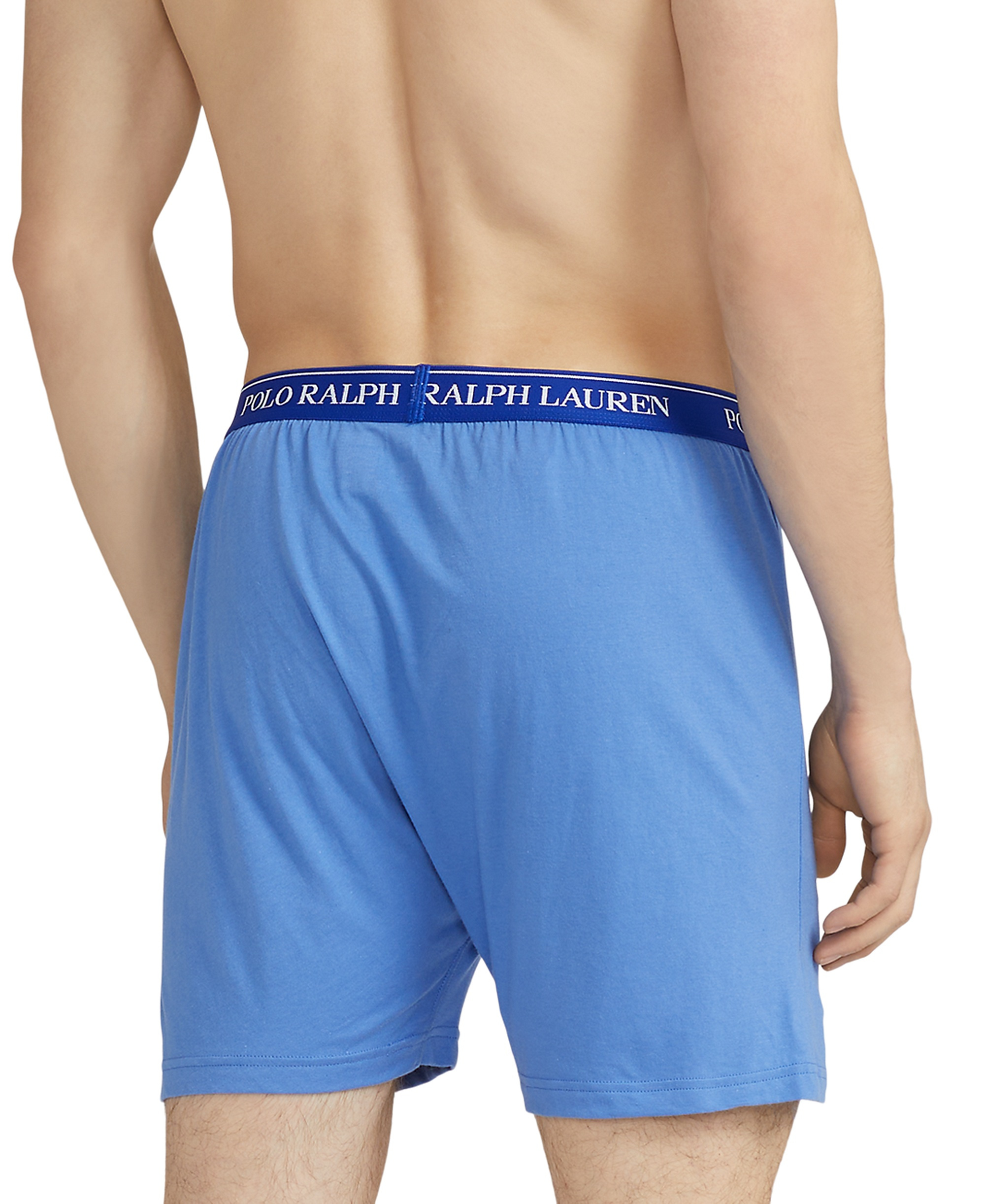 Polo Ralph Lauren Men's 5-Pack Classic-Fit Cotton Knit Boxers - Blue