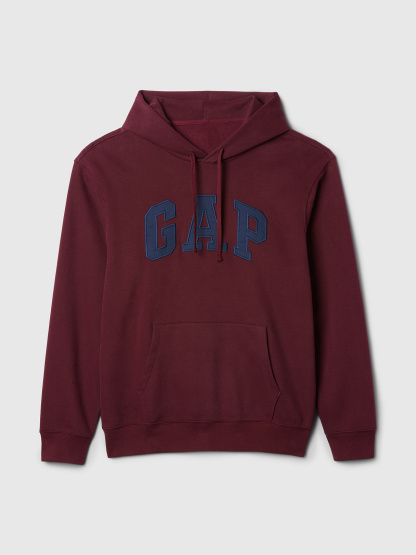 Adult VintageSoft Arch Logo Hoodie - noir red