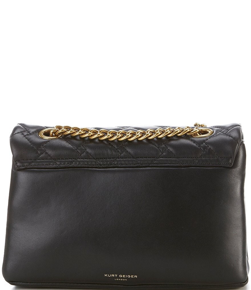 Kurt Geiger London Kensington Quilted Shoulder Bag - Black - view 2