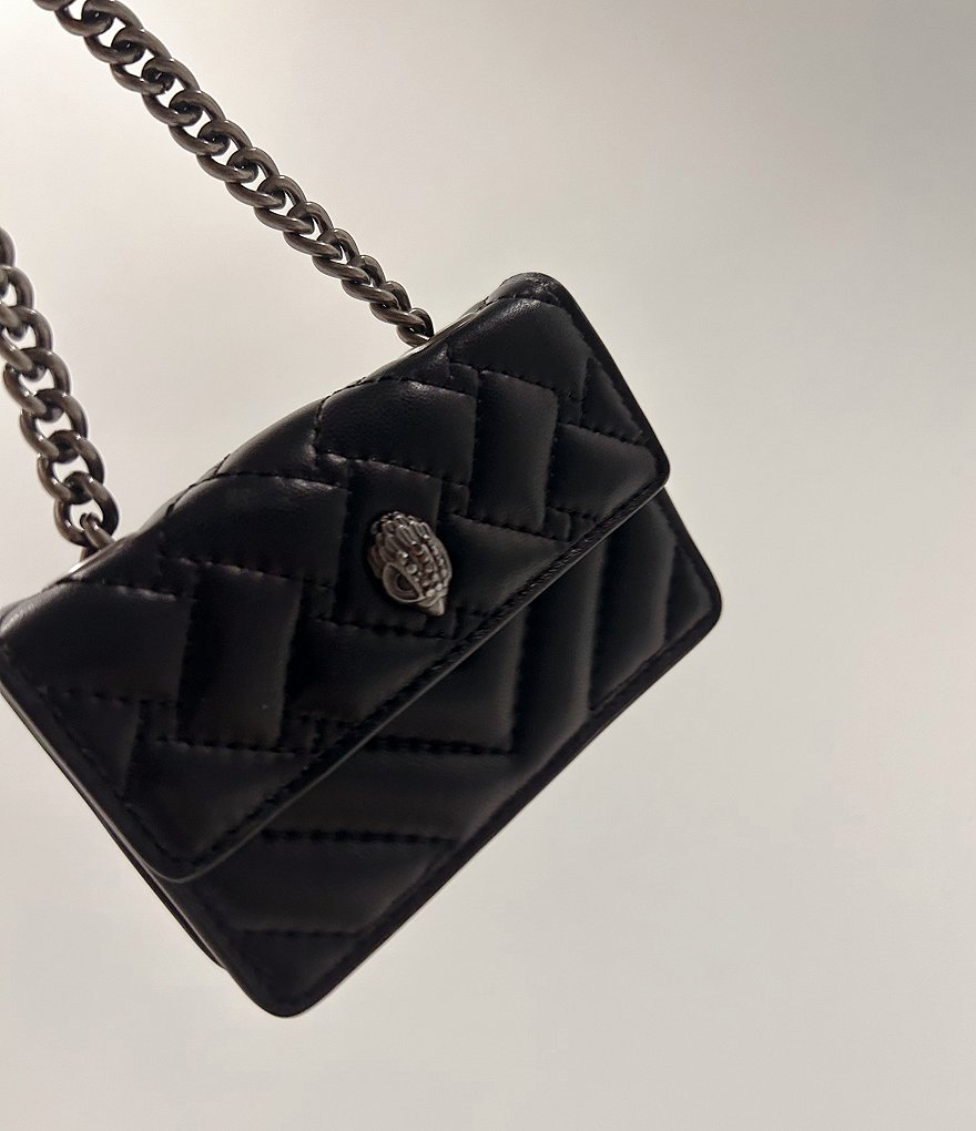 Kurt Geiger London Kensington Quilted Shoulder Bag - Black - view 5