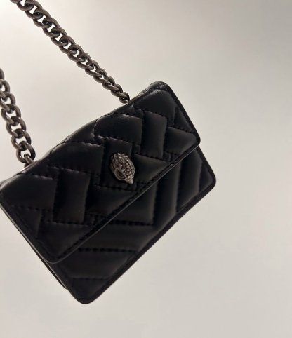 Kurt Geiger London Kensington Quilted Shoulder Bag - Black - view 5