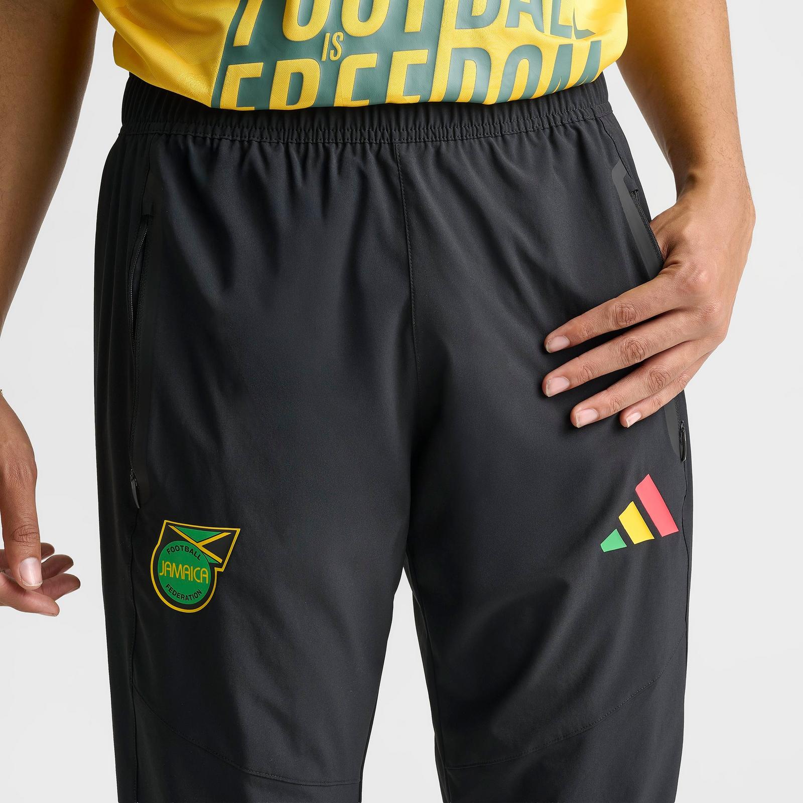 Men's adidas x Bob Marley Jamaica Tiro Track Pants - Black - view 4