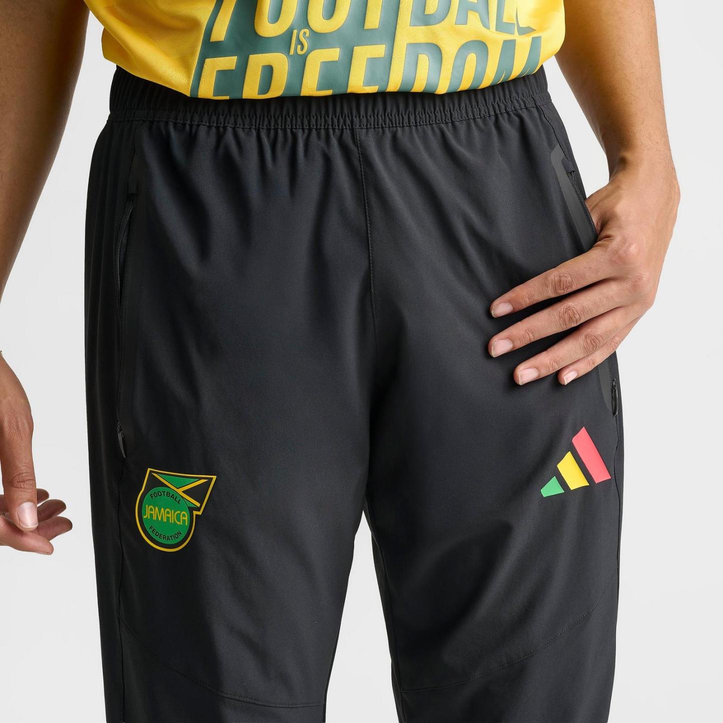 Men's adidas x Bob Marley Jamaica Tiro Track Pants - Black - view 4