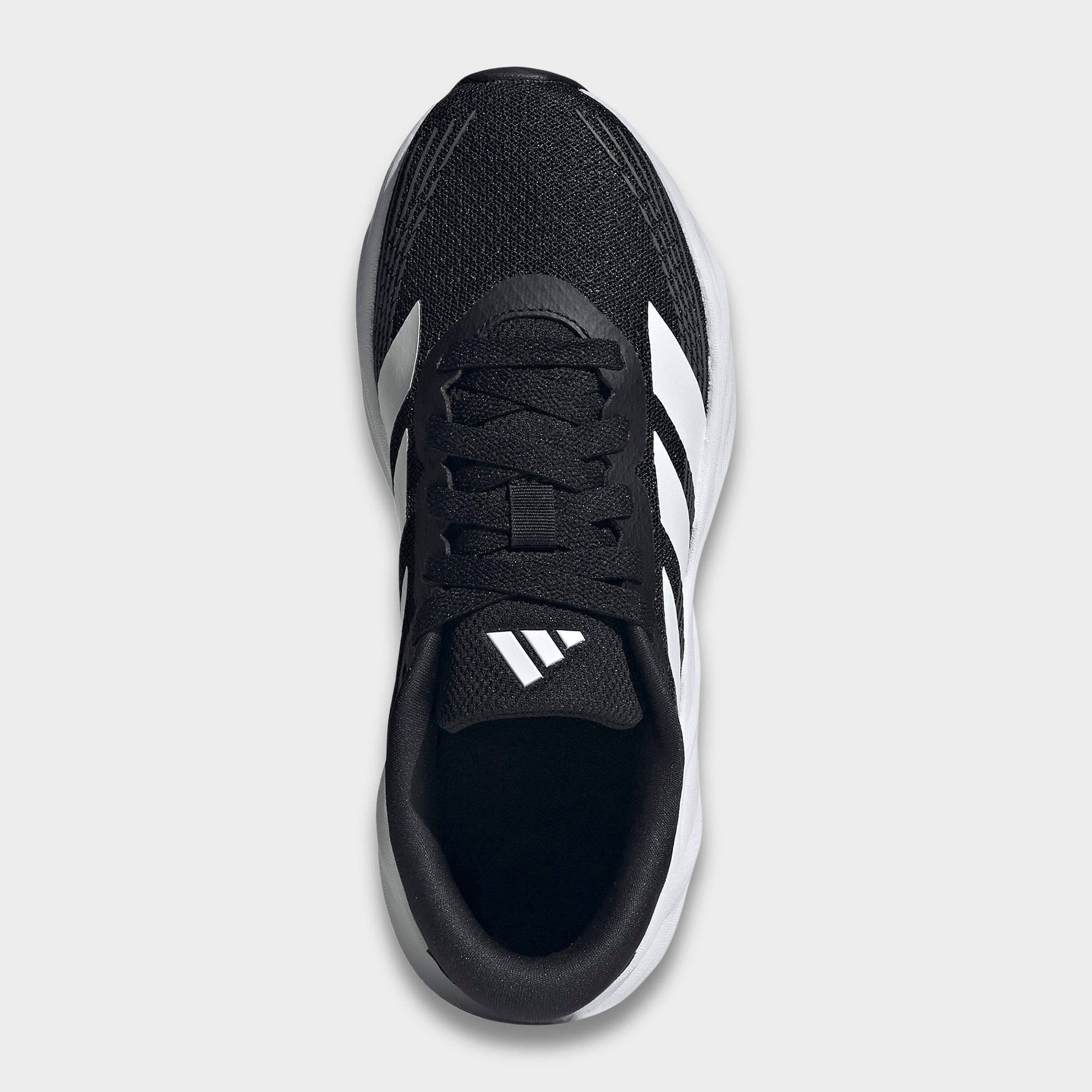Big Kids' adidas Galaxy 8 Running Shoes - Core Black/Cloud White/Carbon - Top view