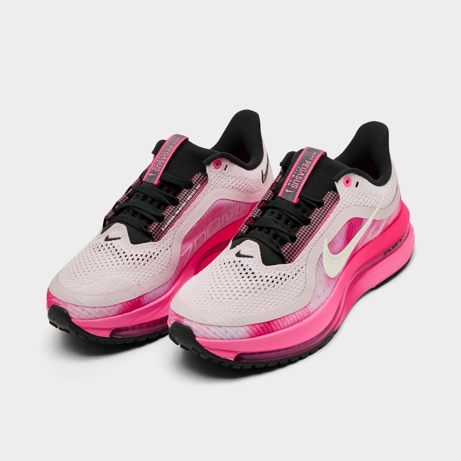 Women's Nike Pegasus Premium Running Shoes - Pearl Pink/Pink Glow/Hyper Pink/Summit White