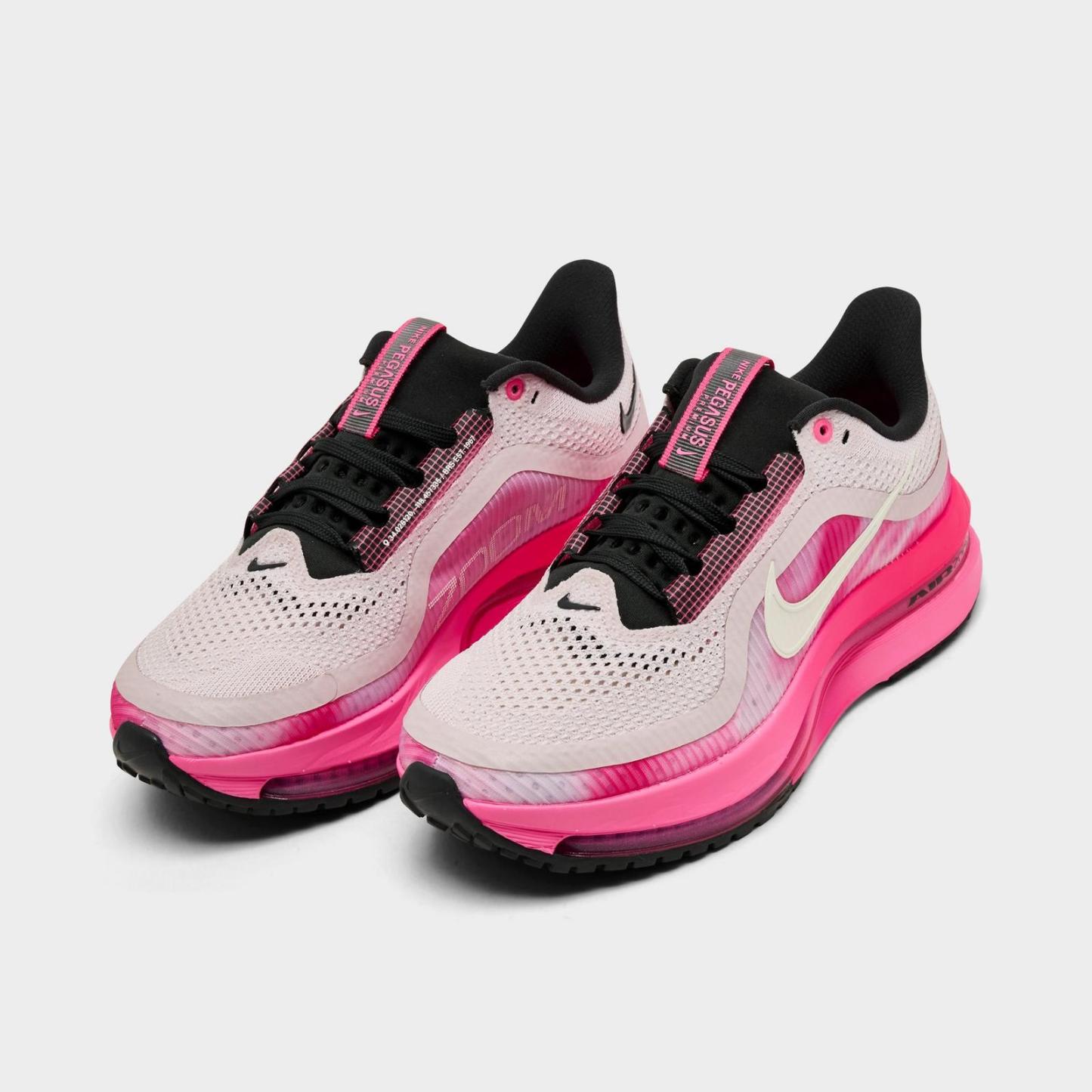Women's Nike Pegasus Premium Running Shoes - Pearl Pink/Pink Glow/Hyper Pink/Summit White