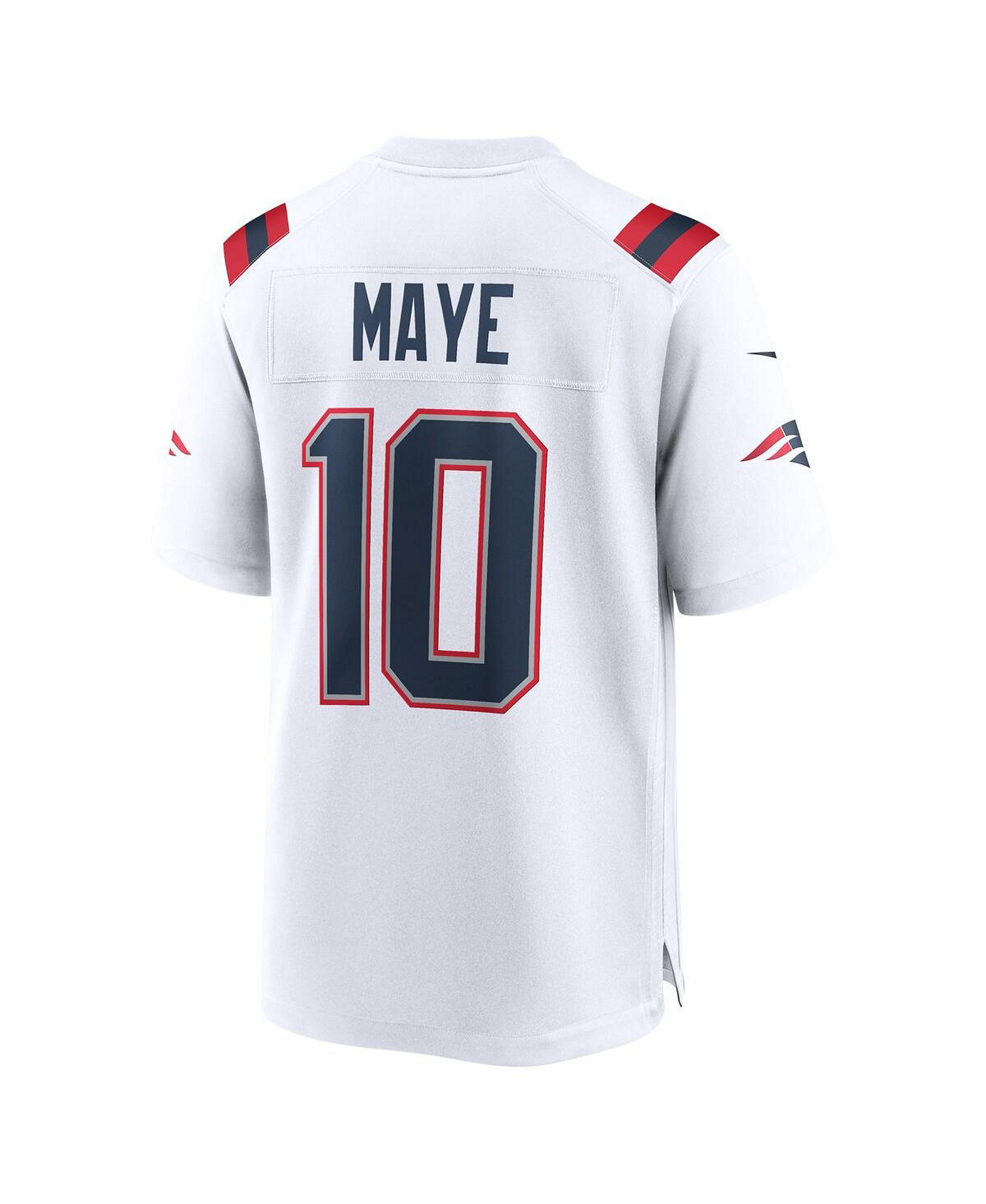 Nike Men's Drake Maye New England Patriots 2024 NFL Draft First Round Pick Player Game Jersey - White