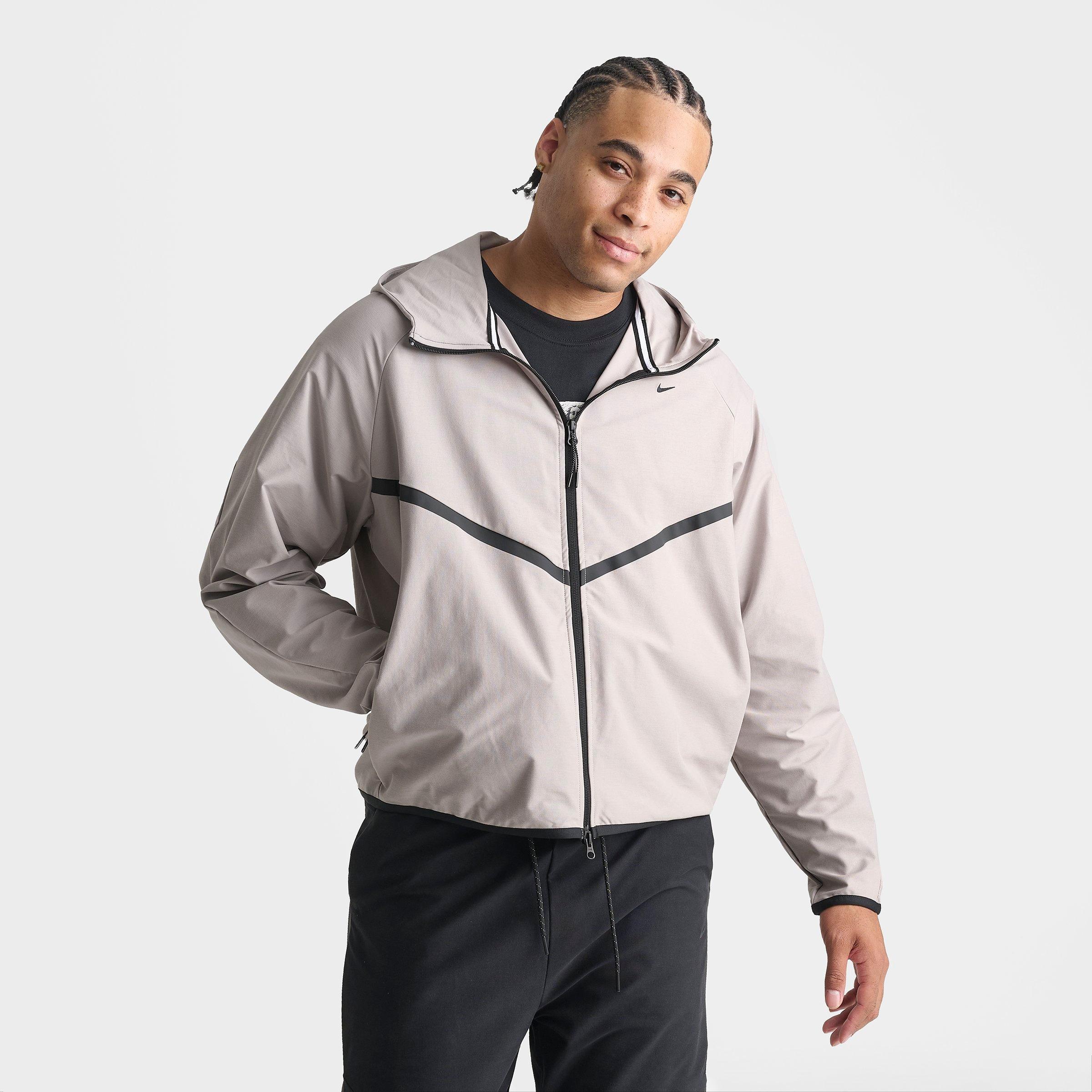 Men's Nithtke Tech Shori Knit Full-Zip Windbreaker Jacket - College Grey/Black