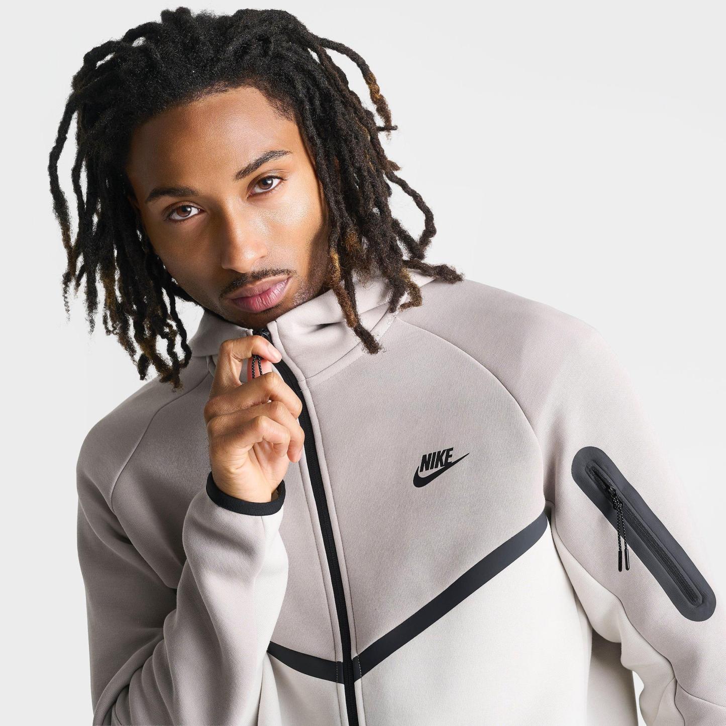 Men's Nithtke Tech Fleece Windrunner Full-Zip Hoodie - Part 1 - College Grey/Light Bone