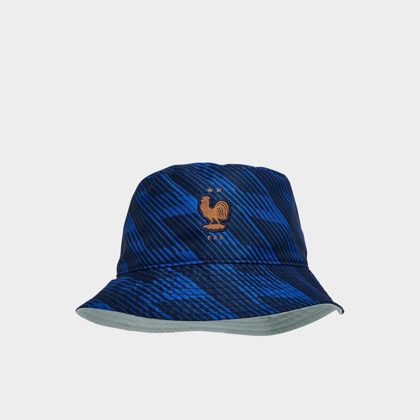 Nike France National Team Reversible Woven Bucket Hat - Navy/Mint