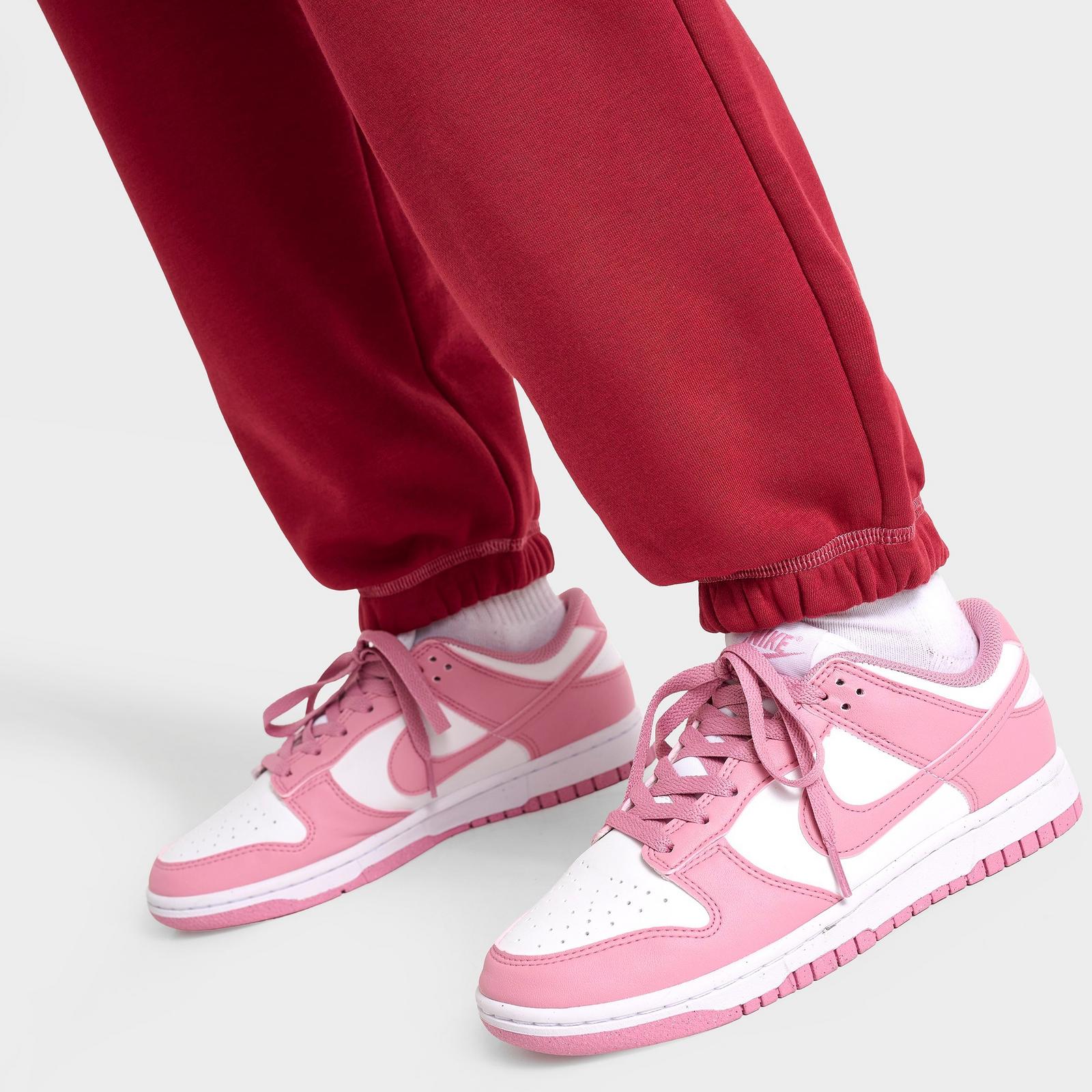 Women's Nike Sportswear Club Fleece Jogger Pants - Team Crimson/Peony