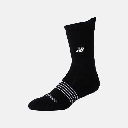 New Balance Pro Basketball Speed Crew Sock 1 Pair, LAS15302BK