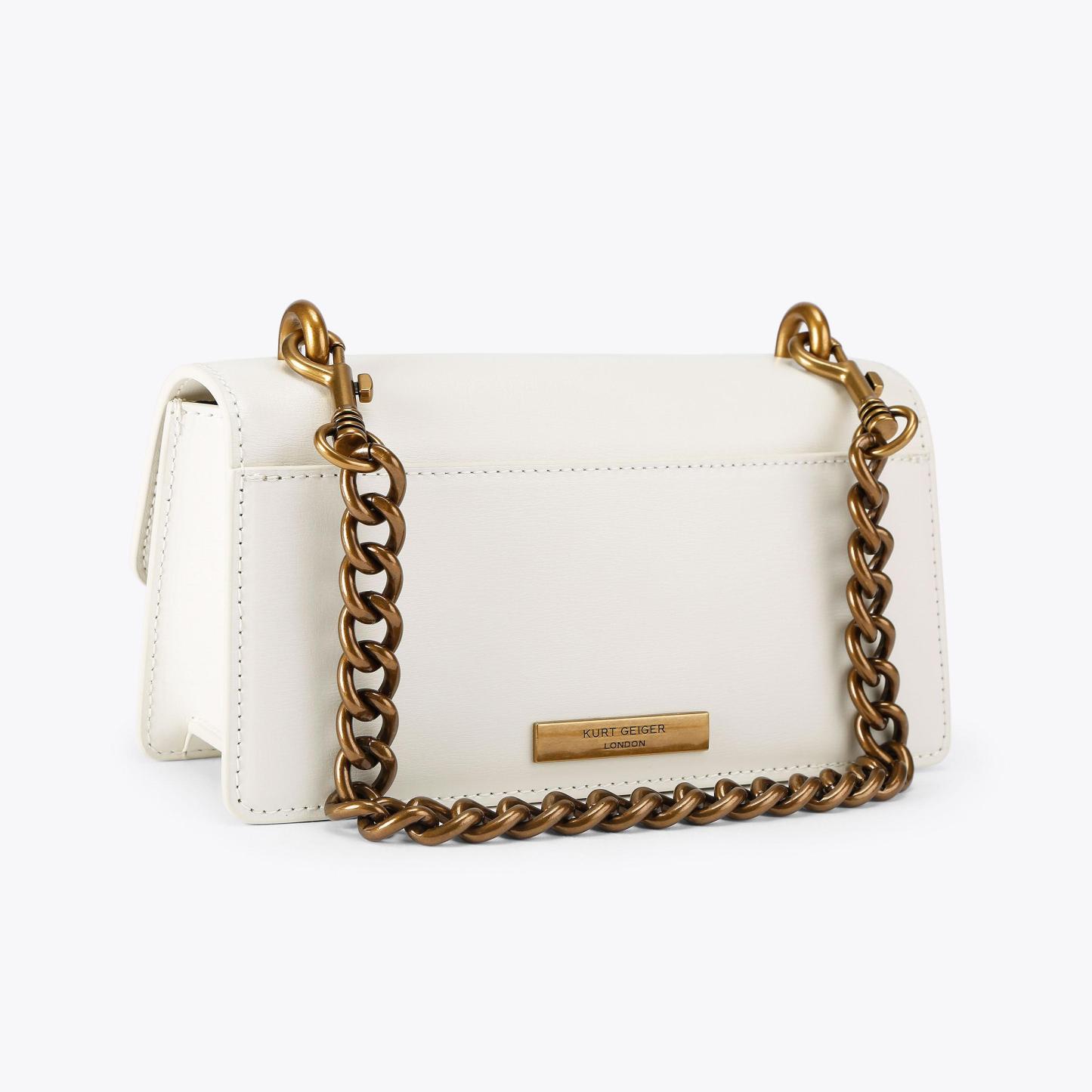 Kurt Geiger London Small Chelsea East West Bag - White - view 4
