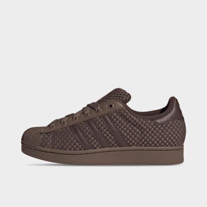 Men's adidas Originals Superstar II Casual Shoes - Part 1 - Earth Strata/Brown - Left shoe facing left. Outside of the shoe.