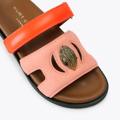 Kurt Geiger London Eagle Cut Out Sandal - Pink - view 5