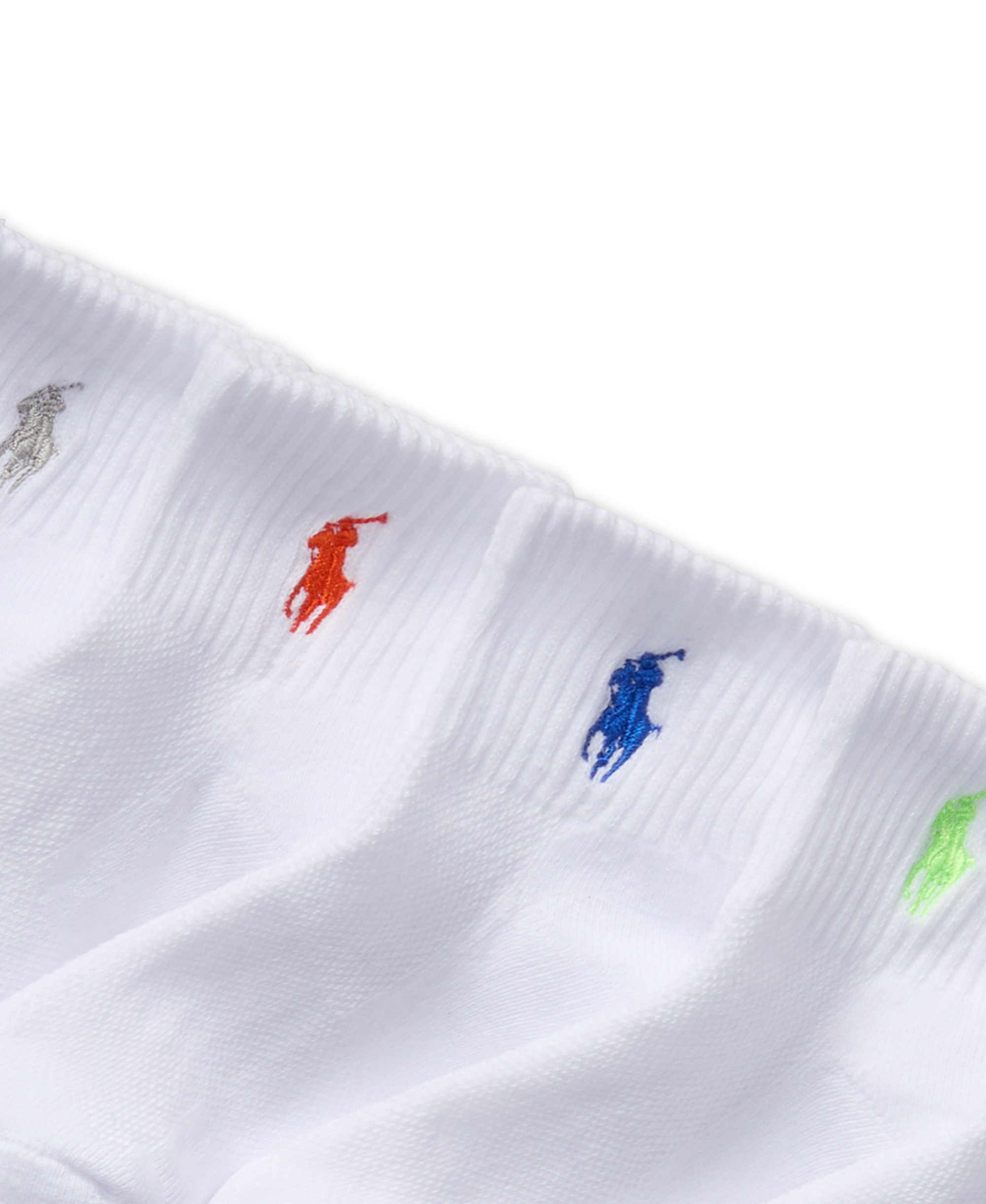Polo Ralph Lauren Girls' 4-11 Sport Quarter Socks, 6-Pack - White