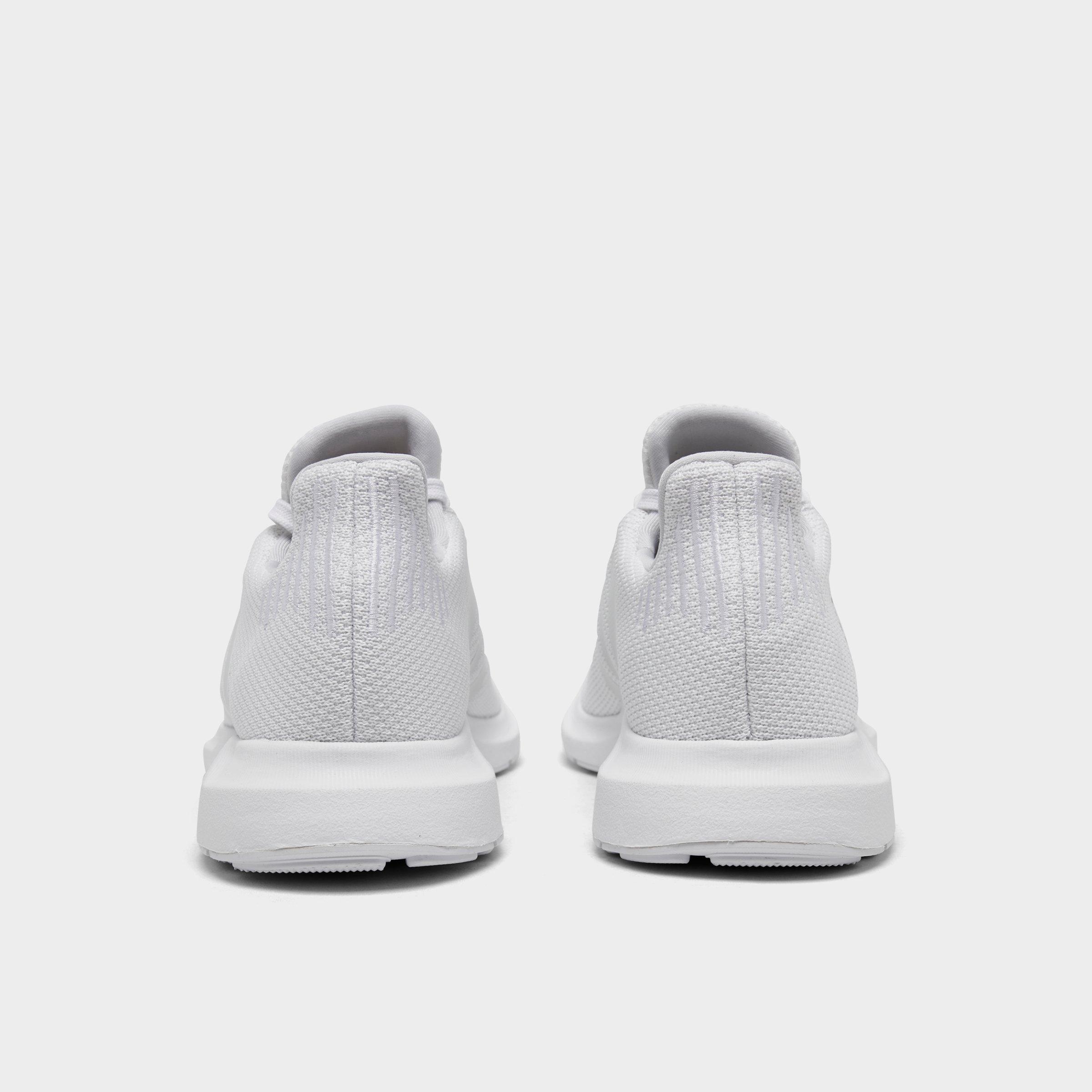 Women's adidas Swift Run 1.0 Casual Shoes - Cloud White/Cloud White/Gold Metallic - Back view