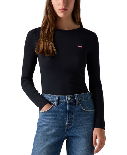 Levi's Women's Hayes Long-Sleeve T-Shirt - Anthracite Night