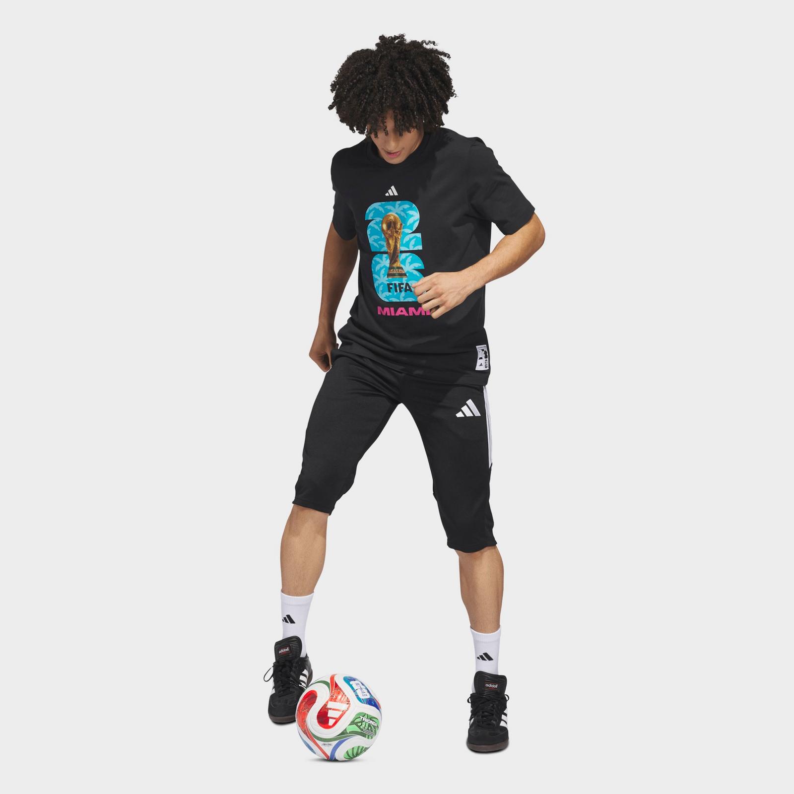 Men's adidas Soccer FIFA World Cup 26™ Host City Miami Graphic T-Shirt - Black - view 2